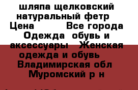 шляпа щелковский натуральный фетр › Цена ­ 500 - Все города Одежда, обувь и аксессуары » Женская одежда и обувь   . Владимирская обл.,Муромский р-н